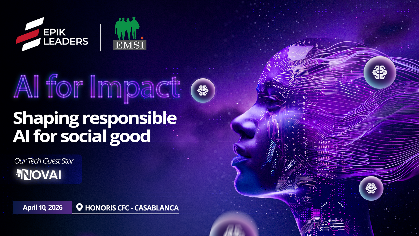 AI FOR IMPACT 2026  : ONG, institutions et experts réunis à Casablanca pour explorer le potentiel de l’IA au service de l’impact social.